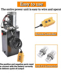 10 Quart Double Acting Hydraulic Pump Power Unit For Dump Trailers And Heavy Machinery with remote and connectors