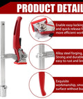 Detailed view of Two Pack Quick Ratchet Bench Dog Clamps For Woodworking Hold Downs On MFT Tables And Workbenches.