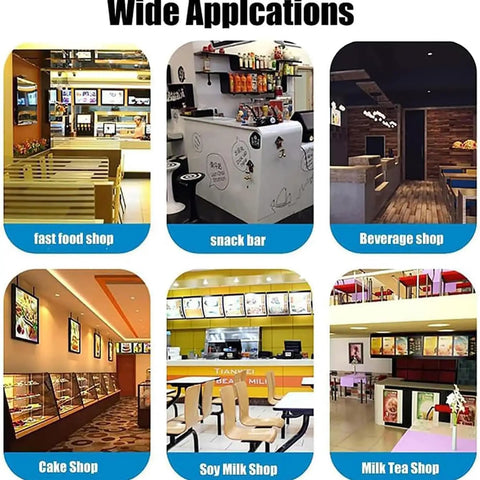 Various food service environments showcasing wide applications for Electric Automatic Coffee Portafilter Cleaner Kicks Out Wet Grounds Fast No Sweat Cleanup With Heavy Duty Arc Brush Set For Serious Home Baristas And Commercial Cafes.