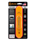 Magnetic Stud Finder With Level, Easy Handheld Locator For Drywall And Wood, Made In The USA, Super Handy With Strong Magnets To Find Screws Fast And Quiet, Durable, No Battery Needed. Yellow plastic packaged tool