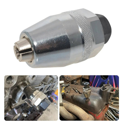 Damaged Bolt And Stud Extractor Tool Grips And Removes One Quarter To One Half Inch Studs With Three Eighth Inch Drive shown.