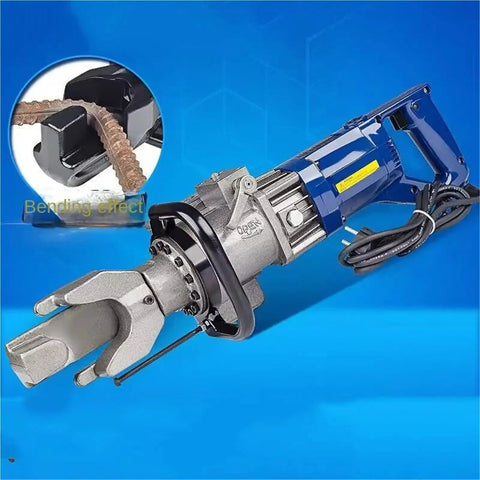 Portable 80W Electric Rebar Cutter And Bender Machine With 16mm Bending Range for smooth steel cutting and bending.
