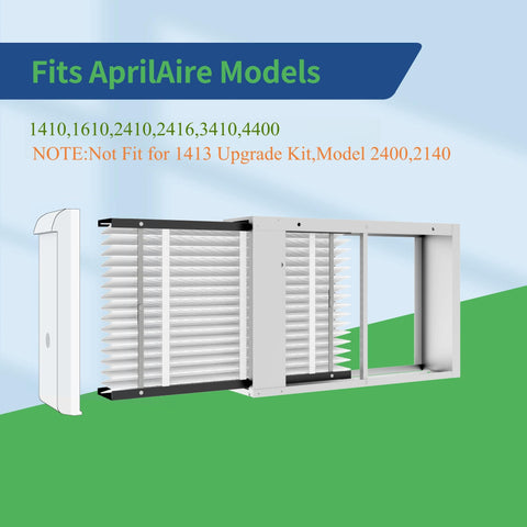 410 Replacement Air Filter For Whole House Purifiers Fits 1410 1610 2410 2416 3410 4400 MERV11 16x28x4 In HVAC Furnace Filter