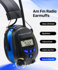 Digital AM FM Radio Headphones With 25dB Noise Reduction Ear Muffs Safe Hearing Protection For Lawn Mowing Construction Chainsaw