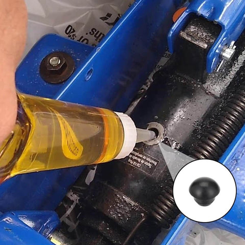 12 Piece Bottle Jack Rubber Plugs For Floor And Hydraulic Jacks Oil Filler Replacement Plugs Seals Oil Reservoir Filler Hole And Prevents Leaks Fits Five Sixteenth Inch Holes Durable Rubber Construction Great For Pro Shops And DIY installed in jack