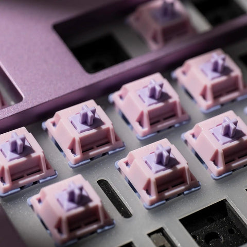 V3 Fairy Linear Silent Keyboard Switches for Mechanical Gaming Keyboard 5 Pin 50 gf Quiet Pre Lubed Switches with MX Stem