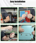 Installation process of 50m 0.3mm Electric Hot Wire For Foam Cutter, showing connection and setup steps.