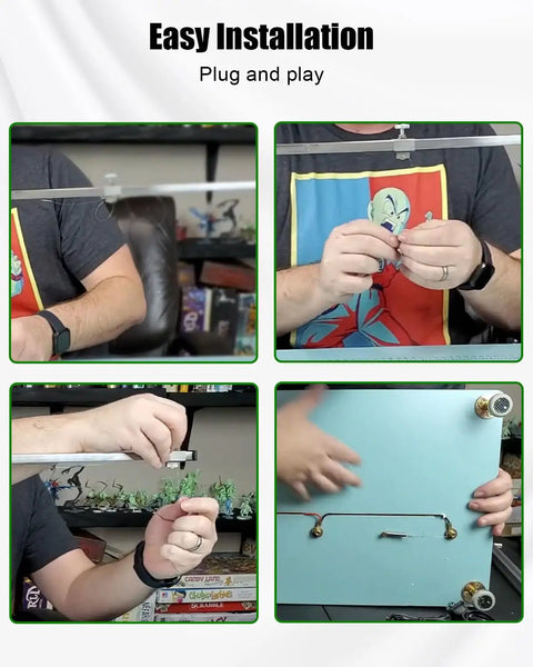 Installation process of 50m 0.3mm Electric Hot Wire For Foam Cutter, showing connection and setup steps.