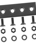 Heavy Duty Sliding Barn Door Track Connector Kit For Replacement And Repair Beefy Metal Track Brackets Melding Plates And Straight Brace Supports