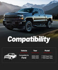 Hella Sturdy Two Inch Front Leveling Lift Kit For Ford F250 And F350 Super Duty 4WD with vehicle compatibility details.