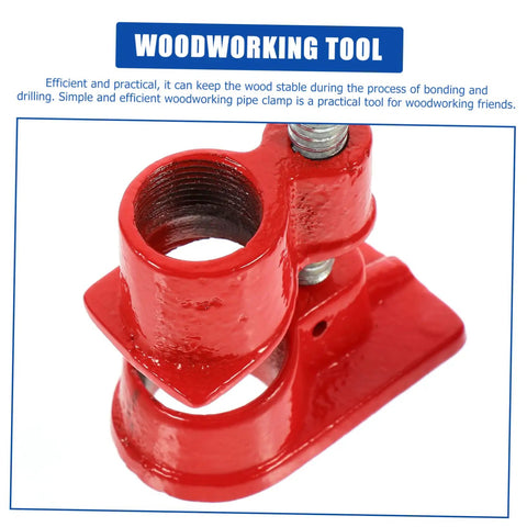 Lightweight Quick Woodworking Pipe Clamp With Ergonomic Grip For One Hand Operation Handy Grippy Durable Coating.