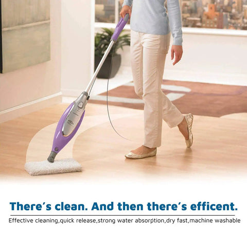 Replacement Pads For Shark Steam Pocket Mop S Series 4 Pack used on sealed wooden floor for deep clean