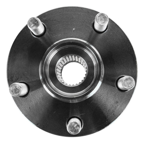 Beefed Up Rear CV Axle And Wheel Hub Bearing Assembly Kit Compatible With Subaru showing close-up of hub bearing