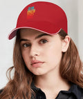 Everyday Dope Baseball Hat For Women Breathable Red Cap With Bold Front Artwork Adjustable Buckle Closure One Size Fits Most