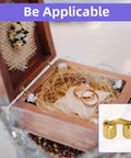 8Pcs Brass Barrel Hidden Hinges Set With 8mm 10mm 12mm And 14mm Sizes, 180 Degree Opening Concealed Cabinet Hinges on jewelry box