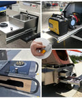 Heavy Duty Drawer Slides With Lock And Full Extension Eighty Inch Three Section Ball Bearing Tracks Built Tough for outdoor kitchens.