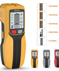 Studs Finders and Metal Detector Wall Scanner for Home Use with LCD Display showing various modes and colors.