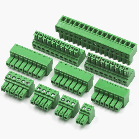20 Pack 3.81mm 3 Pin Quick Connector PCB Screw Terminal Block Plug For 28 To 16 AWG Cable Easy Screw Wiring No Solder Required Durable Terminal Connector Kit