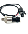 100 Psi Universal 5V Pressure Transducer Sender Sensor With Wiring Connector, 1 Eighth Inch Npt Thread, Stainless Steel Sensor