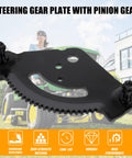 Steering Gear Plate With Pinion Gear Replaces 7171550F 7171550 7171554 on tractor background