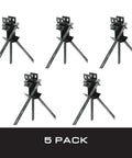 Five Cross Drive Rock Anchor 59110N units with 30 inch rods for solid rock installation, black painted finish, shown in a pack.
