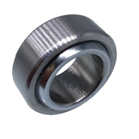 Spherical Plain Radial Bearing GE15C At 15Mm By 26Mm By 12Mm size showing solid steel core for reliability in heavy lifts.