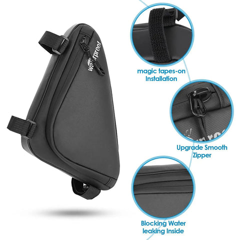 All In One Bike Repair Kit With Tire Pump And Waterproof Frame Bag Glueless Patches 16 In 1 Multitool Ebike Mountain Maintenance Essentials