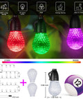 Under Cabinet Lighting Kit With Light Sensor And Motion Sensor LED Puck Lights Dope Wireless Closet Lights With Remote Control Multicolor Night Light For Kitchen 7 Pack showing colorful LED bulbs.