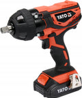 18V Cordless Impact Wrench Beast with 300Nm Torque Badass Lithium Ion Battery Socket Set for Knucklebusting Work Heavy Duty Power Tool Rugged close-up view of tool.
