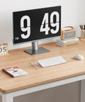 Clear Acrylic Keyboard Stand For Desktop With Built In Wrist Rest Ergonomic Tilted Elevated Keyboard Tray Holder Riser