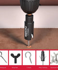 41 Piece Magnetic Impact Nut Driver Set With One Quarter Inch Drive in action on wooden surface