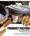 Heavy Duty Brass Battery Terminal Adapters showing side post design for reliable power delivery, supporting corrosion resistance.