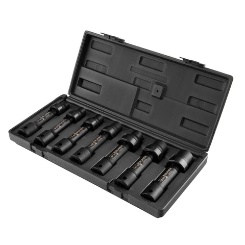 1/2-Inch Drive SAE 12-Point Driveline Socket Set 7 Piece with 360 Degree Access case view