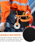 8 Pocket Tool Pouch Waist Bag For Tools Adjustable Belt Work Apron Built For Technicians Electricians Carpenters Woodworkers Roofers Rugged Multi Pocket Organizer Lightweight Durable Fits Most Waist Sizes