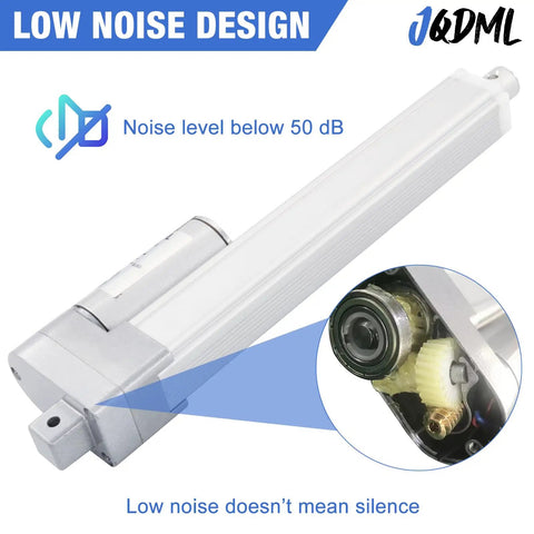 12V High Speed Linear Actuator With 6 Inch Stroke, 66 Lbs Load, low noise mechanism, IP54 waterproof, for home automation projects