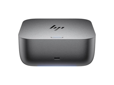 Premium Thunderbolt 4 Ultra Docking Station With 180W Power Delivery top view, sleek design for laptops and desktops.