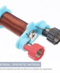 Close-up of a coil electromagnet from the Two Set Electromagnet Experiment Kit For Physics Teaching And Magnetism Labs In Primary School.