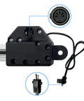 Power Recliner Motor Kit JLDQ.11.156.333D Drop-In Replacement for lift chairs with power supply, 2 button round 5 pin connector visible