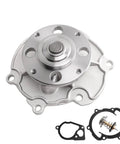 Direct Fit Water Pump And Thermostat Kit For 2008 Through 2017 Enclave, 2009 Through 2019 Traverse, 2007 Through 2016 Acadia, 2017 Limited And 2007 Through 2010 Outlook With 3.6L V6 Engine Replacement OE AW5103 1740078J00 12574355, front view showing components