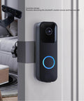 Anti-Theft Doorbell Mounting Bracket Kit For Video Doorbell Installation And Office Entryway Security installed on door
