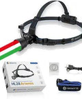 Rechargeable Hunting Headlamp With Three Color LED Red Green White Zoomable Beam IP66 Waterproof Predator Flashlight box accessories