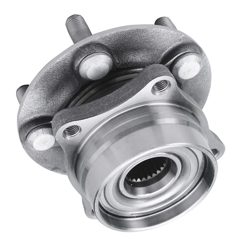 Front Wheel Bearing Hub Assembly For Toyota Prius 2004 To 2009, 5 Lug, 4 Bolt Square Flange, Non ABS, Replacement Hub And Bearing Kit