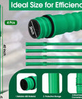 Welding Rod Storage Rack Kit With Four Slot TIG Filler Rod Holder And Four 40 Inch Tungsten Electrode Storage Tubes Wall Mount Organizer