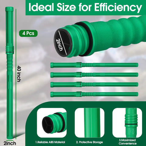Welding Rod Storage Rack Kit With Four Slot TIG Filler Rod Holder And Four 40 Inch Tungsten Electrode Storage Tubes Wall Mount Organizer