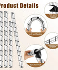 Six Pack Pipe Insulation Foam Tubes With Spiral Aluminum Foil Wrap Waterproof Outdoor Pipe Covers shown with flexible installation