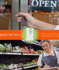 Wireless Doorbell With 600 Ft Range And 5 Adjustable Volume Levels Magnetic Door Sensor 62 Dope Chimes at store entrance
