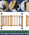 Sliding Gate Hardware Kit For Wood Gates 1.5 to 2 Inches Anti Sag Beefed Up With Galvanized Steel Track Frame And Reinforced Corner Braces For Stable, Deformation-Resistant Performance Easy Install on wooden gate
