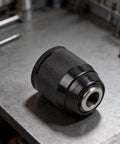 Black Keyless Drill Chuck 2-13mm With 1/2-20UNF Thread Quick Change for Power Tools on metal surface