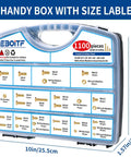 Beefy Heavy Duty Metric Bolts And Nuts Kit With Washers Grade 8.8 Alloy Steel Includes M4 M5 M6 M8 M10 Bolts And Nuts 1100 Piece