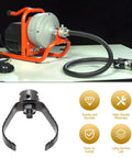 Heavy Duty Three Inch T 150 1 Sharktooth Root Cutter Replacement Direct Swap For Seven Eighths Sectional Cables, alloy steel, black, used for clearing clogs.